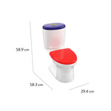 SANITARIO KIDDY ECOFLUSH BICOLOR