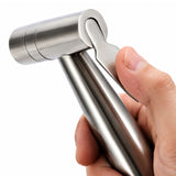 Kit Ducha Bidet Acero Inoxidable 304 Satinado Con Manguera Y Soporte Higiénico Para Baño