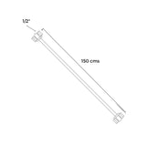 Acoflex Lavamanos 1/2"x1/2"  150 cm