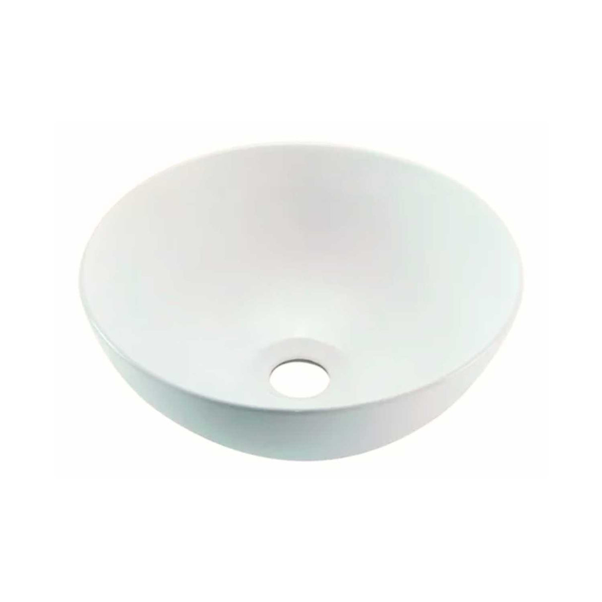 Lavamanos Sobreponer En Porcelana Round Deluxe Diámetro de 32 cm y profundidad de 13 cm.
