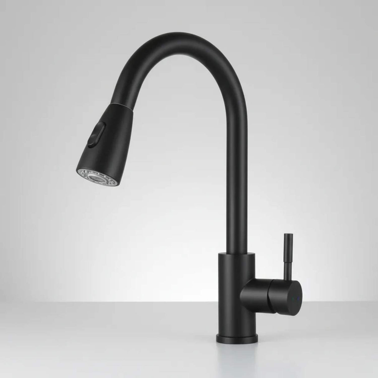 Grifería Monocontrol Lavaplatos Extensible Negro