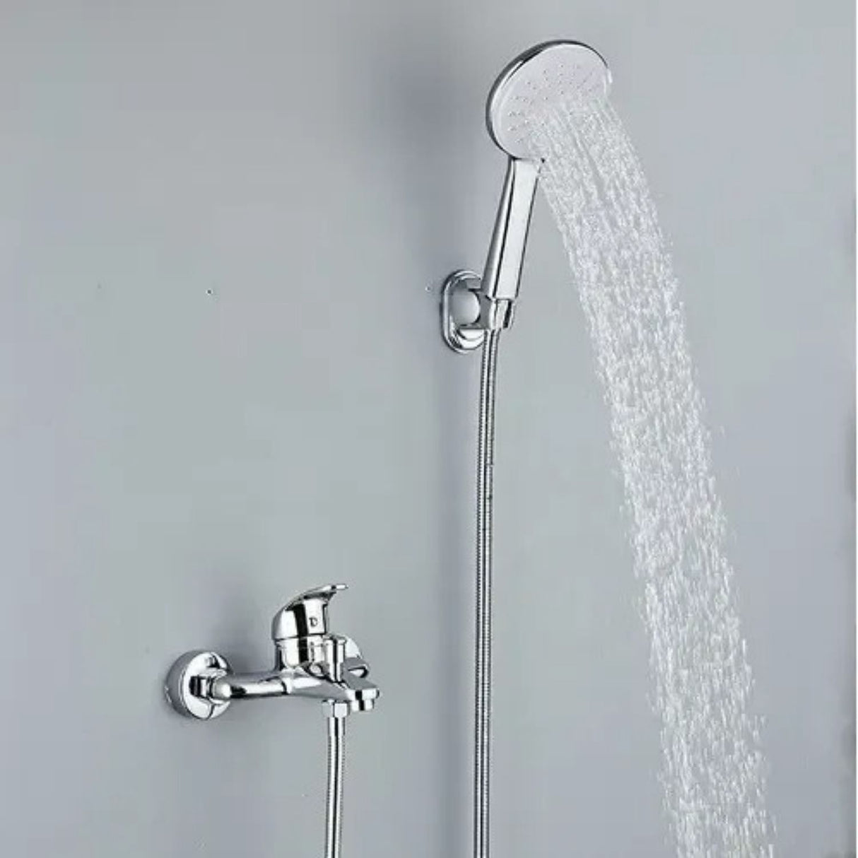 Grifería de Muro para Ducha Colomba con Teleducha 18 cm