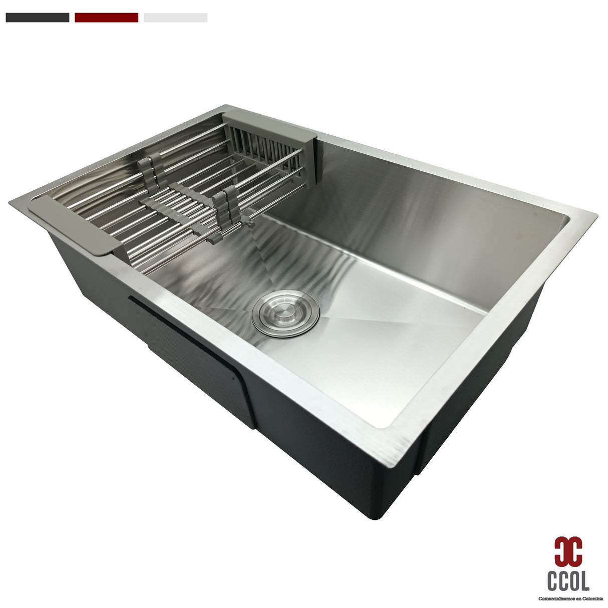 Lavaplatos Lujo Acero Inoxidable 70 x 45  Alta Calidad