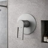 Mezclador Ducha Monocontrol Alto Spacco Gris Concreto