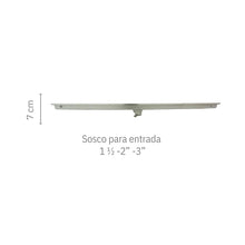 Rejilla Piso Rectangular 100cm Revestimiento