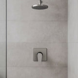 Mezclador Ducha Empotrado Color Gris Concreto Monocontrol