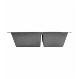 Lavaplatos Doble en Acero 304 Satin 77 x 45 x 21 cm | Alta Resistencia y Diseño Moderno
