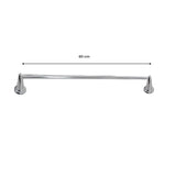 Toallero Barra Redondo Cromado 60 cms