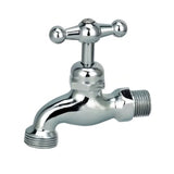 Llave Terminal Cromada 1/2” – Grifo Metálico Resistente para Uso Doméstico y Exterior