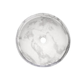 Lavamanos Sobreponer Baño Cerámica Blanca Texturizada