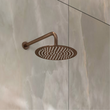 Regadera Acero Ultraplana 25 cms Redonda Alta Calidad Sin Tubo