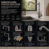 Grifería Monocontrol Fraya para Lavamanos | Diseño Moderno y Elegante para Baño