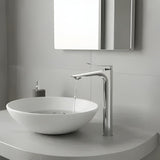 Lavamanos Monocontrol Alto Volare Níquel Texturizado Diseño Moderno