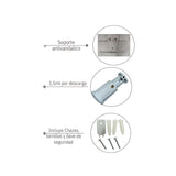 DISPENSADOR DE JABÓN DE PARED ACERO STAHL 1000ml