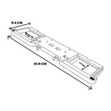 Kit Repuesto Regleta Tap.asiento Sanitario+tornillo Plástico