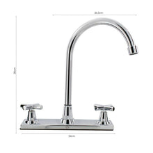 Mezclador Lavaplatos 8" Cruceta