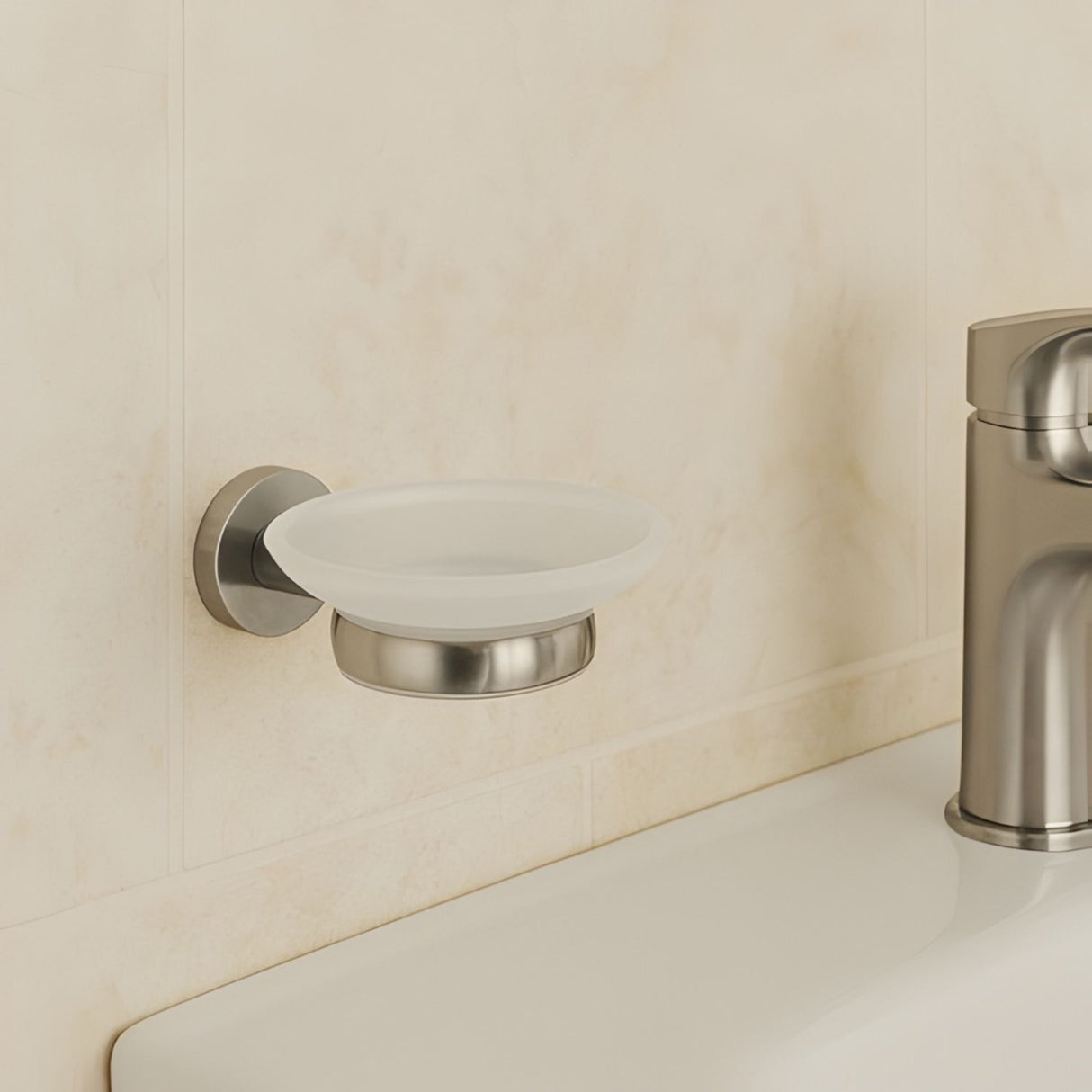 Juego De Accesorios Para Baño X 6 Sovrano Níquel Texturiza