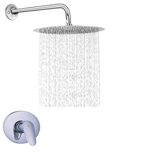 Conjunto Griferia Monocontrol Bano Metalica 84
