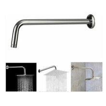 Regadera Metalica Cuadrada 25cm-Cromo Tubo