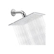 Regadera Metalica Cuadrada 25cm-Cromo Tubo