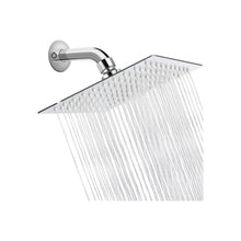 Regadera Metalica Cuadrada 25cm-Cromo Tubo