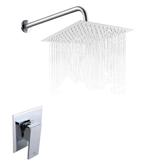 Kit Griferia Ducha Monocontrol Cromo en Bronce