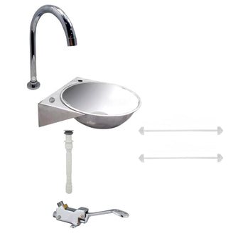 Kit Institucional Pedal Lavamanos 38X36- Desague Push