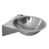 Set Grifería Pedal Manos Libres con Lavamanos de Acero 30x28 cm
