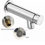 Grifería Llave Push Pared Institucional De Alto Tráfico