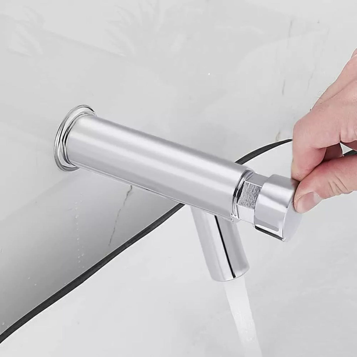 Grifería Llave Push Pared Institucional De Alto Tráfico