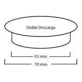 Boton De Push Para Sanitario Doble Descarga
