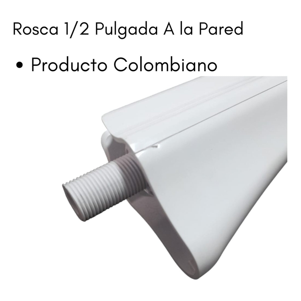 Tubo Instalación Ducha Eléctrica, Con Tuerca Universal