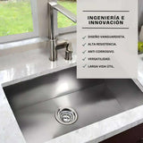 Lavaplatos Gris 50x45 cm en Acero Inoxidable 304