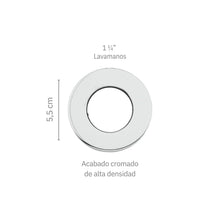Sifón Cilindro Botella Cromado de Lujo