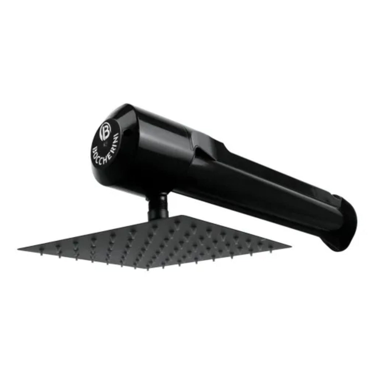 Ducha Eléctrica Horizontal Lusso Negra 220V con Regadera de 8” – Agua Caliente Instantánea