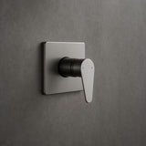 Mezclador Ducha Empotrado Color Gris Concreto Monocontrol