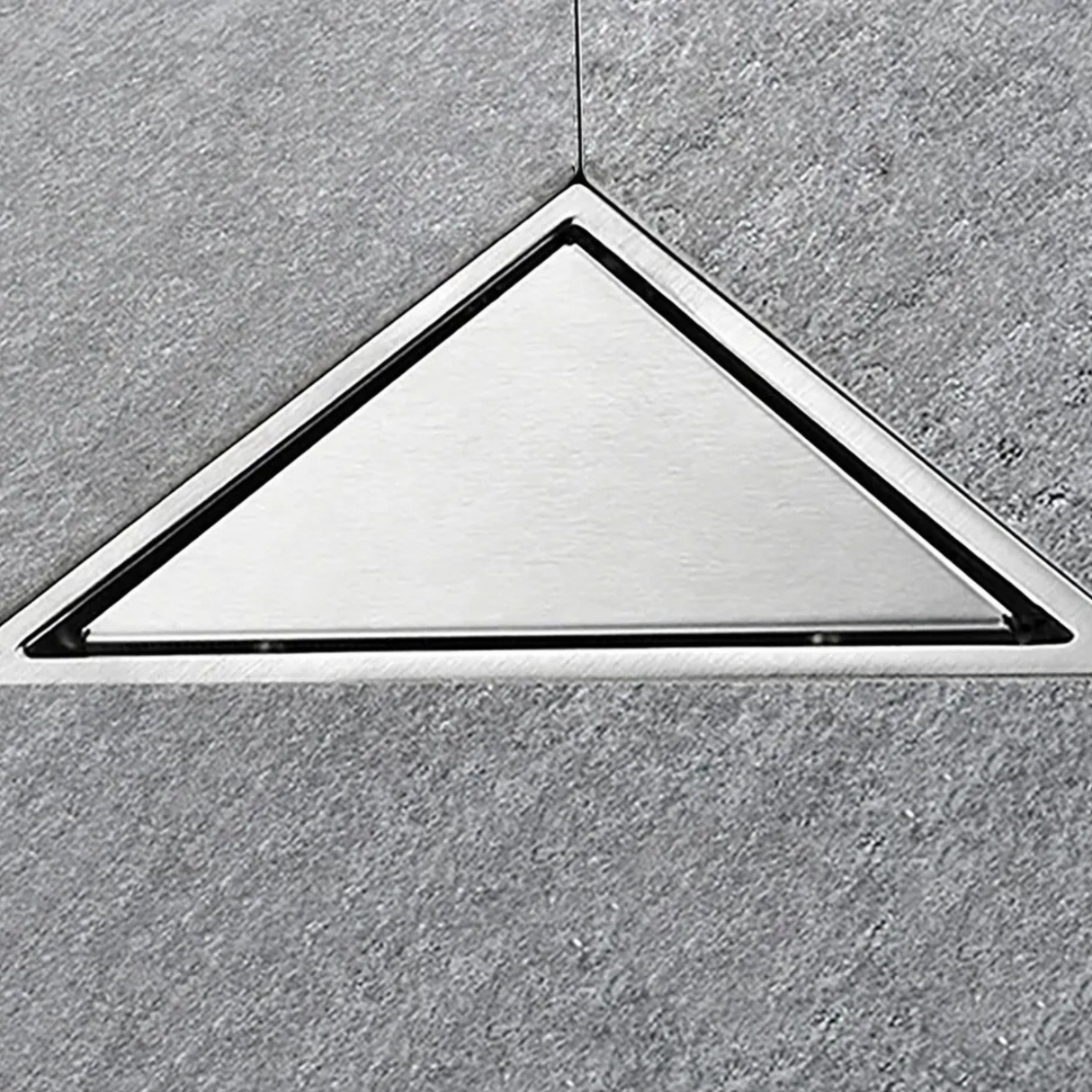 Desague Piso Triangular Acero Inoxidable Antiodor 15x15