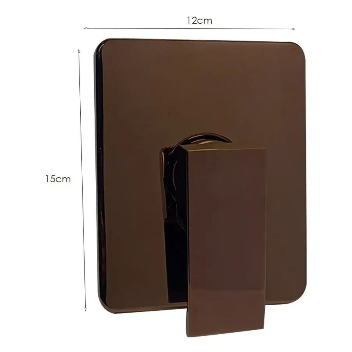 Conjunto de Ducha Orca Oro Rosa con Monocontrol, Regadera 20 x 20 cm y Brazo de 40 cm