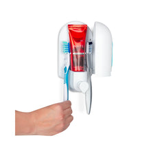 Dispensador Crema Dental Y 2 Cepillos Válvula Antigoteo