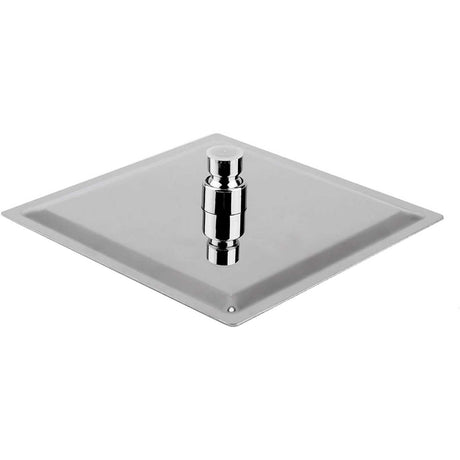 Combo Ducha Cromada Monocontrol + Regadera 20 × 20 cm + Brazo 40 cm + Teleducha