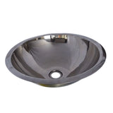 LAVAMANOS REDONDO DE ACERO INOXIDABLE 35 cm