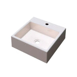 Lavamanos de Colgar Cerámico Blanco 33 x 28 x 13 cm