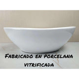 Lavamanos De Sobreponer Blanco En Porcelana