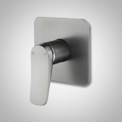 Mezclador Ducha Monocontrol Volare Gris Concreto Diseño Moderno