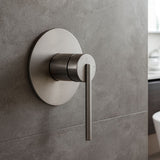 Griferia Ducha Monocontrol Sottile Gris Concreto Baño