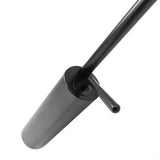 Grifería Monocontrol Akira Negra Mate Cuerpo Alto 46 cm Giratoria 360° para Lavamanos Metálica