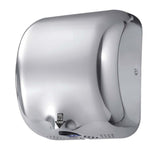 Secador Manos Acero Inoxidable Automático Infrarrojo 1800W con luz LED azul con regulador de velocidad y ruido.