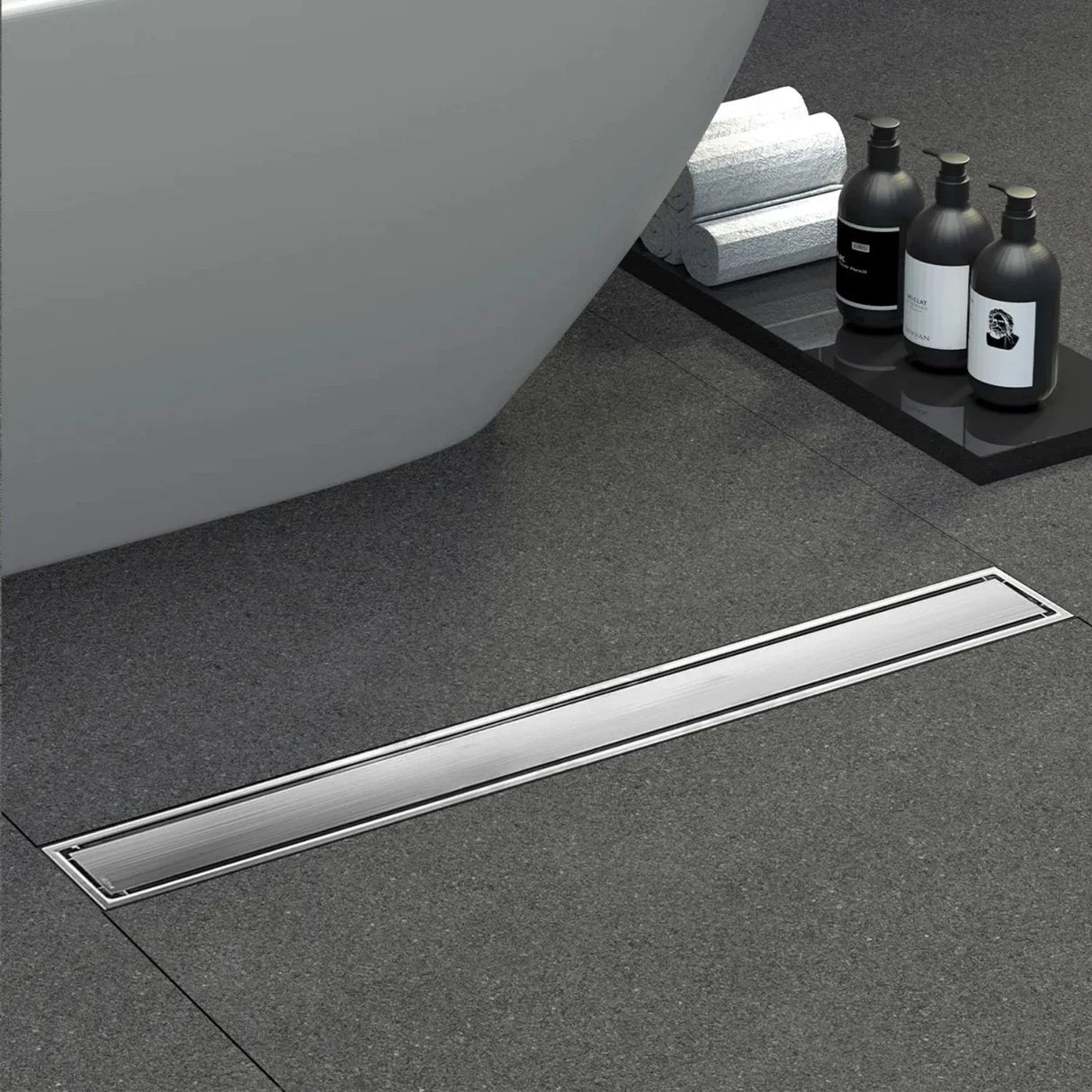 Rejilla Piso Invisible Acero SatinMate 40X10