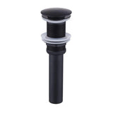 Kit Griferia Color Negro Agua Fría -lavamanos Canoa-desagüe