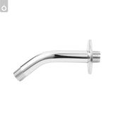 Tubo Regadera Curvo 15.5x7 Cm Cromado